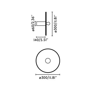 Plafón de techo Confetti