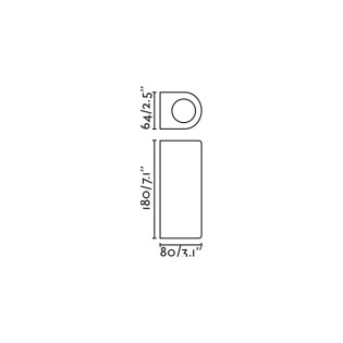 Aplique de pared de exterior Estela (2 luces)