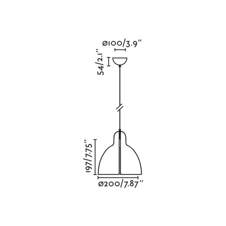 Lámpara de techo Venice 20