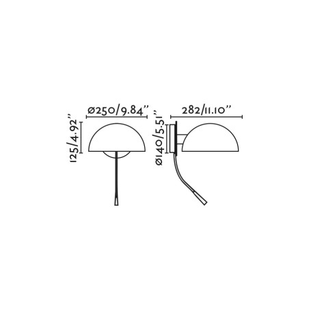 Aplique de pared con lector LED Dominica (1W)