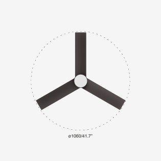 Ventilador de techo LED Cruiser S CCT Dim (20W)