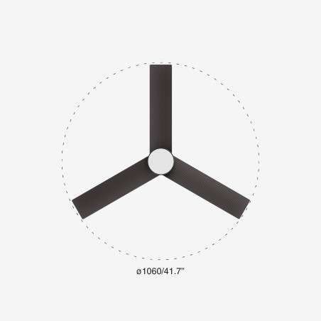 Ventilador de techo LED Cruiser S CCT Dim (20W)