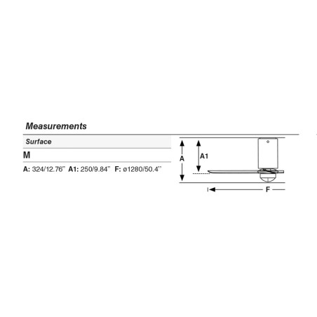 Ventilador con luz LED Mini Tube (17W)