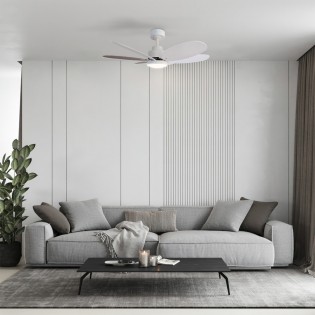 Ventilador de techo LED Rainbow M Blanco CCT Dim (18W)