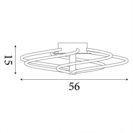 Plafón de techo LED Bardot (40W)