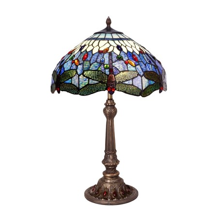 Lámpara de mesa Belle Epoque cristal Tiffany