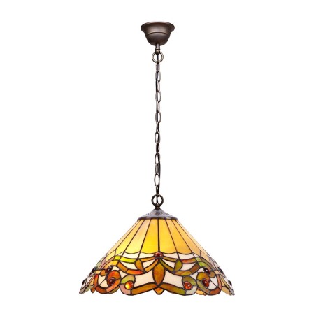 Lámpara de techo cristal Tiffany Compact