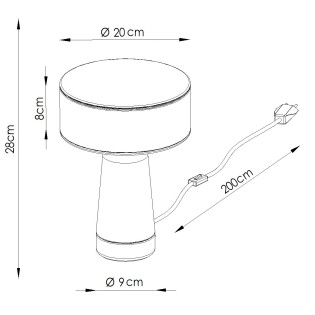Lámpara de mesa Axo