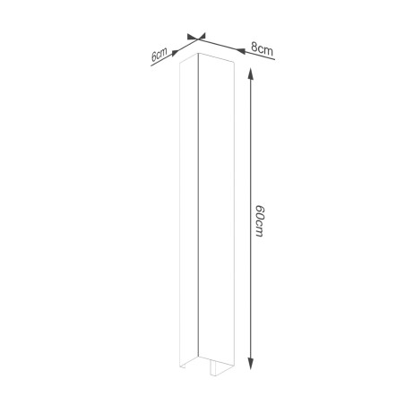 Aplique de pared Freya 60
