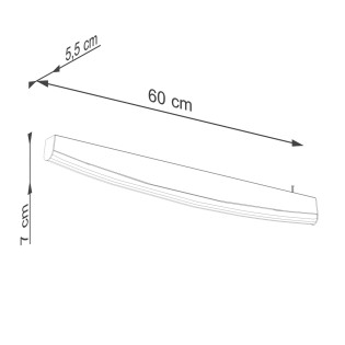 Aplique de pared LED Jorun (11W)