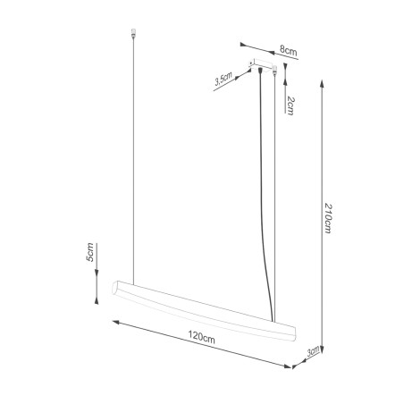Lámpara de techo LED Jorun (22W)