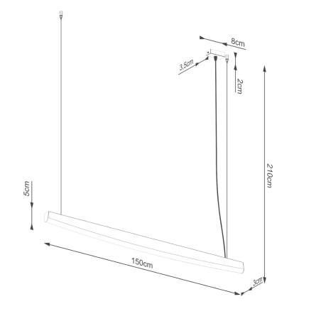 Lámpara de techo LED Jorun (25W)