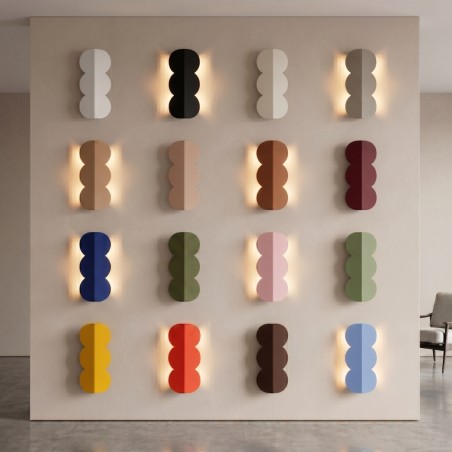 Aplique de pared Biscuit (2 luces)