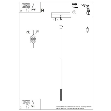 Lámpara de techo LED Ivar (8W)