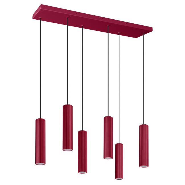 lampara de techo led ivar 6x8w