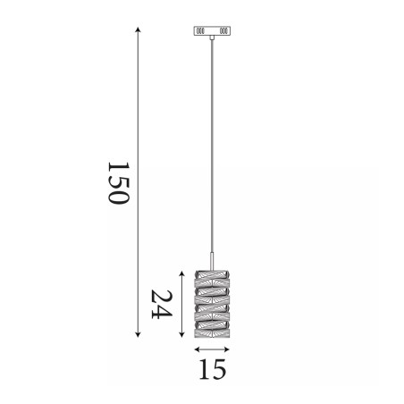 Lámpara colgante LED Modena (9W)