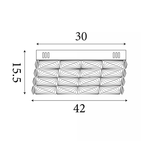 Plafón de techo LED Modena (28W)