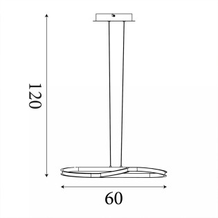 Lámpara colgante LED Doodle (40W)
