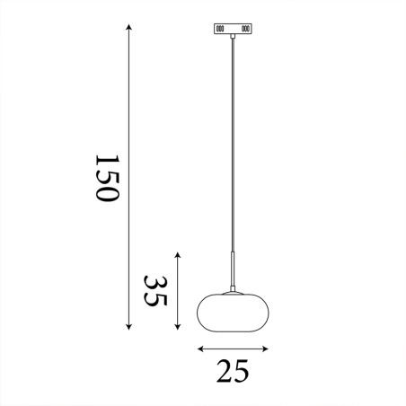 Lámpara de techo LED Confetti (9W)