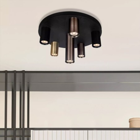 Plafón de techo Tubes (6 luces)