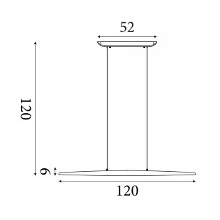 Lámpara colgante LED Kenzie CCT (29W)