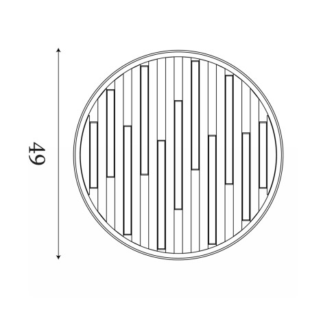 Plafón de techo LED Equalise (33W)
