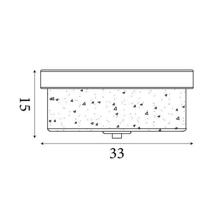 Plafón de techo para baños Preston (2 luces)