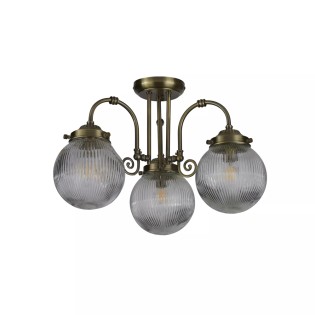 Plafón de techo para baños Belvue (3 luces)