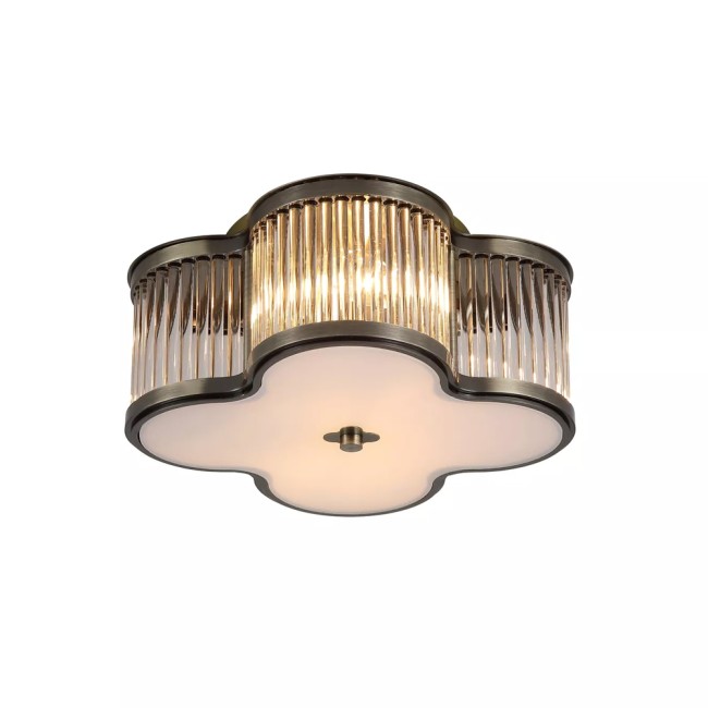 Plafón de techo Lotus (2 luces)