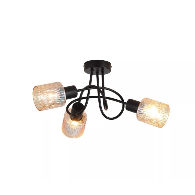 Plafón de techo Knot (3 luces)