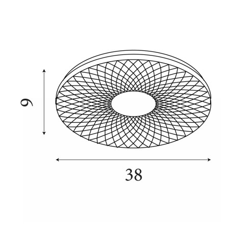 Plafón de techo LED Halolux (22W)