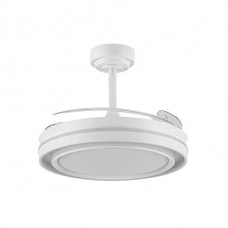 Ventilador LED con aspas retráctiles Dover CCT Dim (72W)