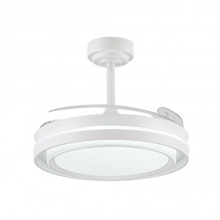 Ventilador LED con aspas retráctiles Dover CCT Dim (72W)