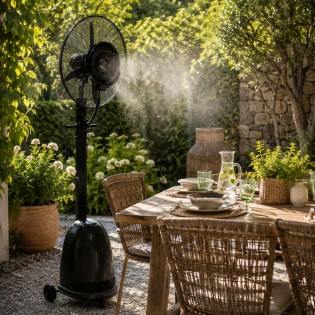 Ventilador de pie industrial con nebulizador Carpatos (230W)