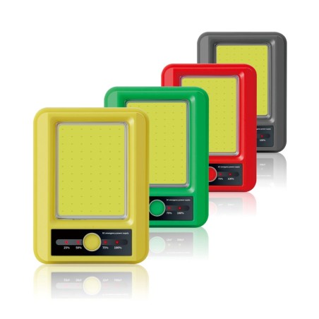 Linterna Recargable Powerbank Giver Rojo (5W)
