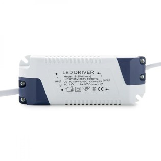 Placa LED 25W 2.180Lm 6000ºK Cuadrada Plata 40.000H