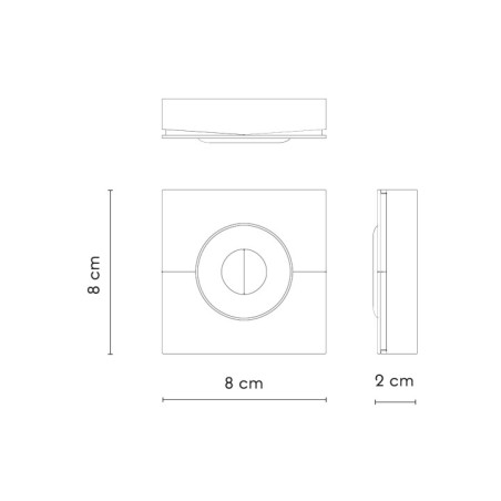 Control de pared ventiladores Sin Luz Sulion