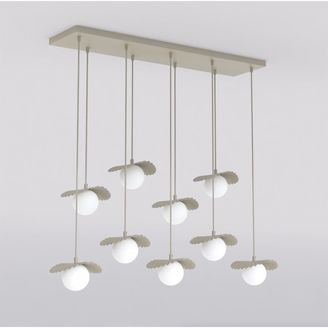 Lámpara de techo Valbona Beis (9 luces)