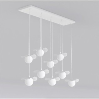 Lámpara de techo Valbona Blanco (9 luces)