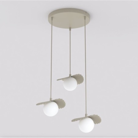 Lámpara de techo Valbona Beis (3 luces)