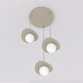 Lámpara de techo Valbona Beis (3 luces)