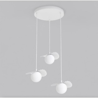 Lámpara de techo Valbona Blanco (3 luces)