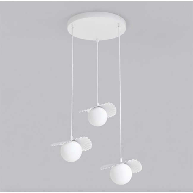 Lámpara de techo Valbona Blanco (3 luces)