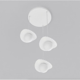 Lámpara de techo Valbona Blanco (3 luces)