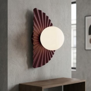 Aplique de pared Valbona Granate