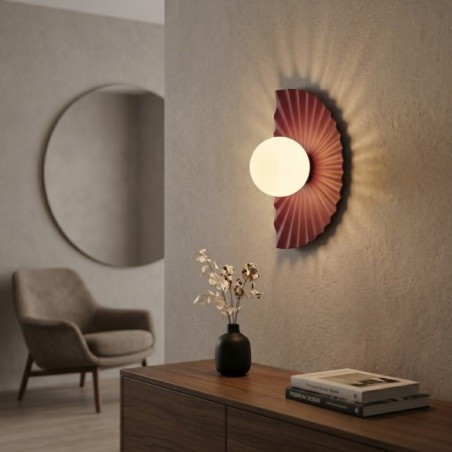 Aplique de pared Valbona Granate