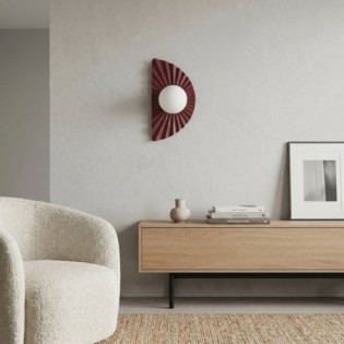 Aplique de pared Valbona Granate