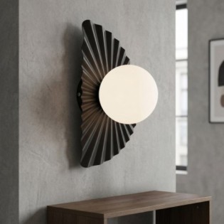 Aplique de pared Valbona Negro Opal
