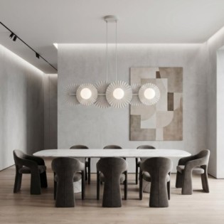 Lámpara de techo Drino Blanco (6 luces)