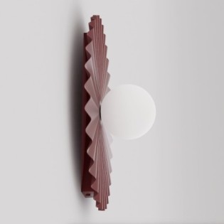 Aplique de pared Drino L Granate